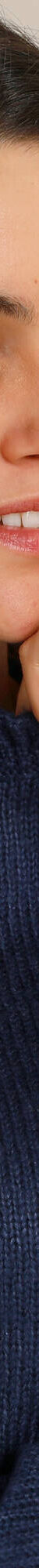 Pull col montant, finition frisotti (marine) Pull col montant, finition frisotti (marine)